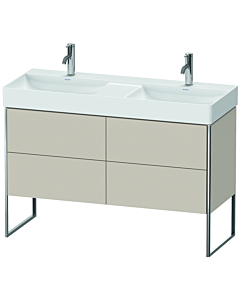 Duravit XSquare Waschtisch-Unterschrank XS445609191 118,4x73,1x46cm, 4 Auszüge, Taupe