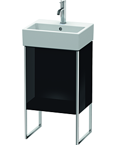 Duravit XSquare Duravit lavabo XS4470L4040 43,4x49,1x34cm, porte à gauche, noir brillant
