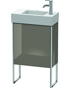 Duravit XSquare Waschtisch-Unterschrank XS4471R8989 48,4x49,1x24cm, Tür rechts, Flannel Grey hochglanz