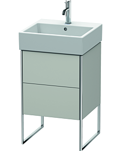 Duravit XSquare Waschtisch-Unterschrank XS447200707 48,4x49,1x46cm, 2 Auszüge, Betongrau matt