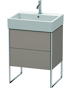 Duravit XSquare Duravit XS447304343 58,4x49,1x46cm, 2 tiroirs, basalte mat