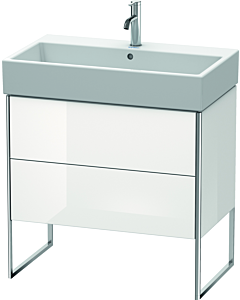 Duravit XSquare XS447502222 78,4x49,1x46cm, 2 tiroirs, blanc brillant