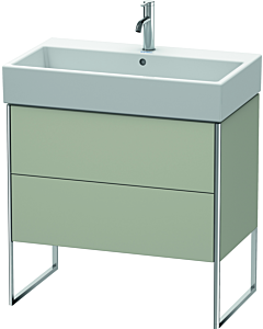 Duravit XSquare Waschtisch-Unterschrank XS447506060 78,4x49,1x46cm, 2 Auszüge, Taupe seidenmatt