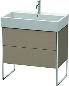 Duravit XSquare Waschtisch-Unterschrank XS447507575 78,4x49,1x46cm, 2 Auszüge, Leinen