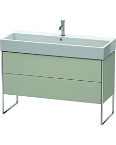 Duravit XSquare Waschtisch-Unterschrank XS447706060 118,4x49,1x46cm, 2 Auszüge, Taupe seidenmatt