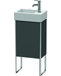 Duravit XSquare Meuble sous lavabo XS4479L4949 36,4x49,1x24cm, porte à gauche, graphite mat