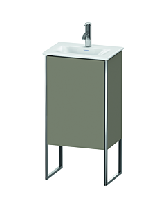 Duravit XSquare Waschtisch-Unterschrank XS4520R9292 43x84x30,8cm, Anschlag rechts, Steingrau seidenmatt, 1 Tür