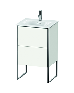Duravit XSquare Waschtisch-Unterschrank XS452103636 51x84x41,8cm, 2 Auszüge, weiß seidenmatt