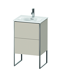 Duravit XSquare Waschtisch-Unterschrank XS452109191 51x84x41,8cm, 2 Auszüge, Taupe