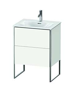 Duravit XSquare Waschtisch-Unterschrank XS452203636 61x84x47,8cm, weiß seidenmatt, 2 Auszüge
