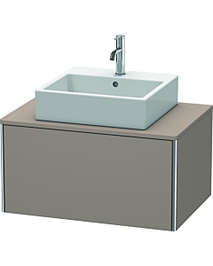 Duravit XSquare Waschtisch-Unterschrank XS490004343 80x40x54,8cm, 1 Auszug, Basalt matt
