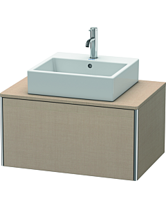 Duravit XSquare Meuble sous lavabo XS490007575 80x40x54,8cm, 1 tiroir, Leinen