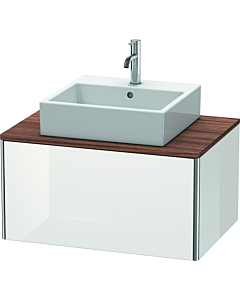Duravit XSquare Waschtisch-Unterschrank XS490008585 80x40x54,8cm, 1 Auszug, weiß hochglanz
