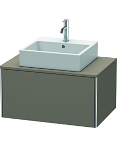 Duravit XSquare Waschtisch-Unterschrank XS490009090 80x40x54,8cm, 1 Auszug, Flannel Grey seidenmatt