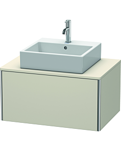Duravit XSquare Waschtisch-Unterschrank XS490009191 80x40x54,8cm, 1 Auszug, Taupe