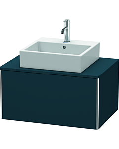 Duravit XSquare Waschtisch-Unterschrank XS490009898 80x40x54,8cm, 1 Auszug, Nachtblau seidenmatt