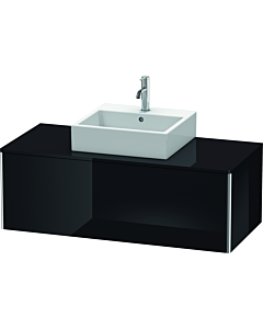 Duravit XSquare Waschtisch-Unterschrank XS490204040 120x40x54,8cm, 1 Auszug, schwarz hochglanz