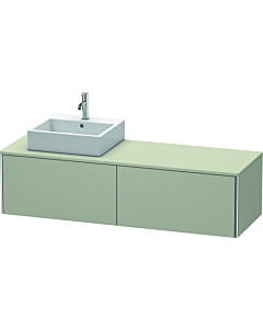 Duravit XSquare Duravit XSquare XS4904L6060 160x40x54,8cm, 2 pull-outs, left, taupe satin finish