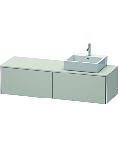 Duravit XSquare Duravit XSquare XS4904R0707 160x40x54.8cm, pull-outs, right, concrete gray matt