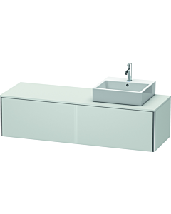 Duravit XSquare Waschtisch-Unterschrank XS4904R3636 160x40x54,8cm, Auszüge, rechts, weiß seidenmatt
