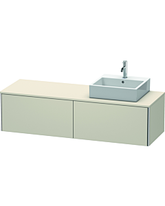 Duravit XSquare Duravit XS4904R9191 160x40x54.8cm, coulissant, droite, Taupe