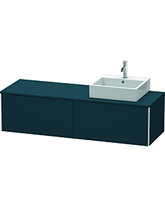Duravit XSquare Duravit XSquare XS4904R9898 160x40x54.8cm, pull-outs, right, Nachtblau seidenmatt