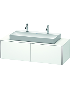 Duravit XSquare Waschtisch-Unterschrank XS4905M1818 140x40x54,8cm, 2 Auszüge, weiß matt