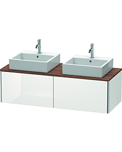 Duravit XSquare Waschtisch-Unterschrank XS4906B8585 140x40x58,4cm, 2 Auszüge, beidseitig, weiß hochglanz