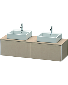 Duravit XSquare Duravit XSquare XS4907B7575 160x40x54,8cm, 2 pull-outs, both sides, Leinen