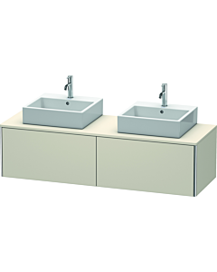 Duravit XSquare Waschtisch-Unterschrank XS4907B9191 160x40x54,8cm, 2 Auszüge, beidseitig, Taupe