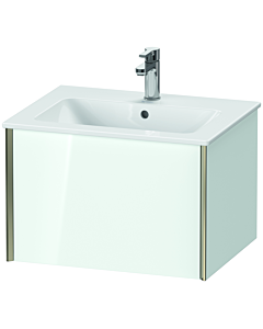 Duravit Meuble sous-vasque XViu XV40250B185 61 x 40 x 48 cm, blanc brillant, 2000 , suspendu, champagne mat