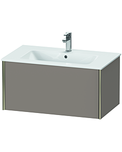 Duravit XViu vanity unit XV40260B143 81 x 40 x 48 cm, basalt matt, 2000 pull-out, wall-hung, champagne matt