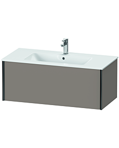 Duravit XViu vanity unit XV40270B243 101 x 40 x 48 cm, basalt matt, 2000 pull-out, wall-hung, black matt