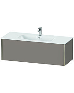 Duravit XViu vanity unit XV40280B143 121 x 40 x 48 cm, basalt matt, 2000 pull-out, wall-hung, champagne matt