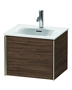 Duravit XViu Waschtisch-Unterschrank XV40310B121 51x42x39,7cm, 1 Auszug, champagner matt, nussbaum dunkel