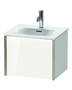 Duravit XViu vanity unit XV40310B185 51x42x39.7cm, 2000 pull-out, matt champagne, glossy white