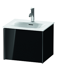 Duravit XViu Waschtisch-Unterschrank XV40310B240 51x42x39,7cm, 1 Auszug, schwarz matt, schwarz hochglanz