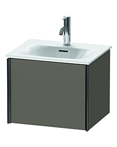 Duravit XViu Waschtisch-Unterschrank XV40310B290 51x42x39,7cm, 1 Auszug, schwarz matt, flannel grey seidenmatt
