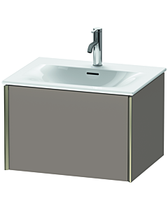 Duravit XViu vanity unit XV40320B143 61 x 39.7 x 48 cm, basalt matt, 2000 pull-out, champagne matt