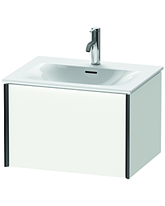 Duravit XViu Waschtisch-Unterschrank XV40320B218 61 x 39,7 x 48 cm, weiß matt, 1 Auszug, schwarz matt