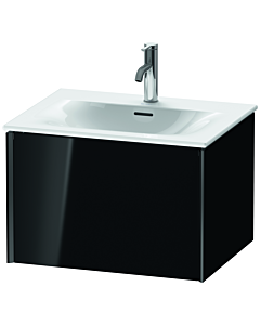 Duravit XViu Waschtisch-Unterschrank XV40320B240 61 x 39,7 x 48 cm, schwarz hochglanz, 1 Auszug, schwarz matt