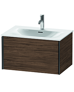 Duravit Meuble sous-vasque XViu XV40330B221 71 x 39,7 x 48 cm, 2000 foncé, coulissant match1, noir mat