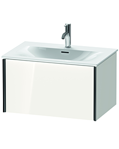 Duravit XViu vanity unit XV40330B222 71 x 39.7 x 48 cm, white high gloss, 2000 pull-out, black matt