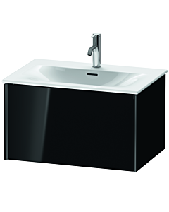 Duravit XViu vanity unit XV40330B240 71 x 39.7 x 48 cm, black high gloss, 2000 pull-out, black matt