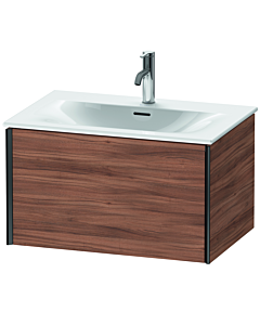 Duravit Meuble sous-vasque XViu XV40330B279 71 x 39,7 x 48 cm, 2000 naturel, coulissant match1, noir mat