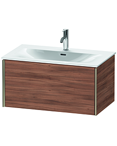 Duravit XViu Waschtisch-Unterschrank XV40340B179 81 x 39,7 x 48 cm, nussbaum natur, 1 Auszug, champagner matt