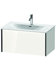 Duravit XViu Waschtisch-Unterschrank XV40340B222 81 x 39,7 x 48 cm, weiß hochglanz, 1 Auszug, schwarz matt