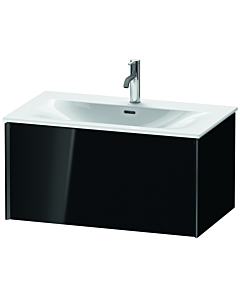 Duravit XViu vanity unit XV40340B240 81 x 39.7 x 48 cm, black high gloss, 2000 pull-out, black matt