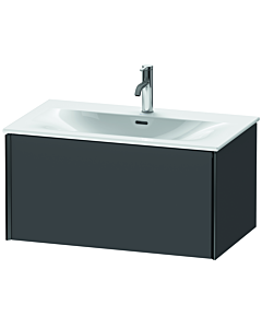 Duravit XViu Waschtisch-Unterschrank XV40340B249 81 x 39,7 x 48 cm, graphit matt, 1 Auszug, schwarz matt