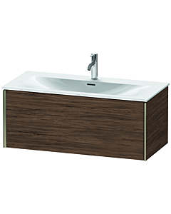Duravit Meuble sous-vasque XViu XV40350B121 101 x 39,7 x 48 cm, 2000 foncé, coulissant match1, champagne mat